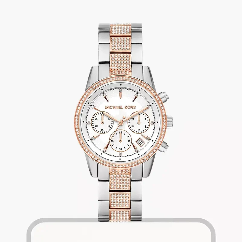 Michael Kors Ritz White Dial Ladies Watch- MK6651